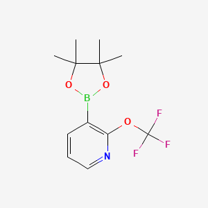 3-(4,4,5,5-Tetramethyl-1,3,2-dioxaborolan-2-yl)-2-(trifluoromethoxy)pyridine