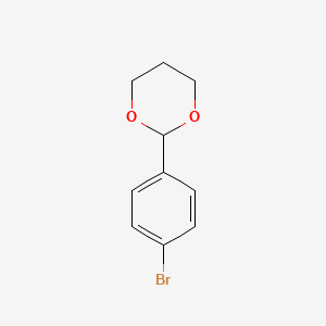 molecular formula C10H11BrO2 B2859675 2-(4-溴苯基)-1,3-二噁烷 CAS No. 61568-51-2