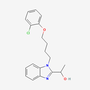 1-(1-(4-(2-chlorophenoxy)butyl)-1H-benzo[d]imidazol-2-yl)ethanol