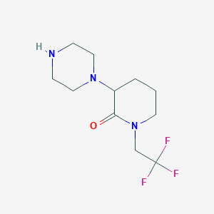 molecular formula C11H18F3N3O B2859703 Chembl4570549 CAS No. 1461868-93-8