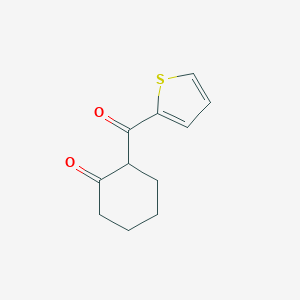 molecular formula C11H12O2S B285971 2-(Thien-2-ylcarbonyl)cyclohexanone 