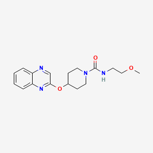 N-(2-methoxyethyl)-4-(quinoxalin-2-yloxy)piperidine-1-carboxamide