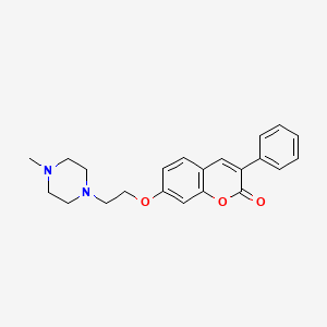 7-(2-(4-methylpiperazin-1-yl)ethoxy)-3-phenyl-2H-chromen-2-one