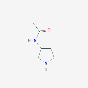 molecular formula C6H12N2O B2859734 3-Acetamidopyrrolidine CAS No. 114636-31-6; 79286-74-1
