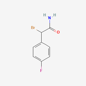2-Bromo-2-(4-fluorophenyl)acetamide