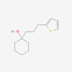 molecular formula C13H20OS B285977 1-(3-Thien-2-ylpropyl)cyclohexanol 