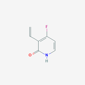 molecular formula C7H6FNO B2859770 3-Ethenyl-4-fluoropyridin-2-OL CAS No. 2126177-70-4