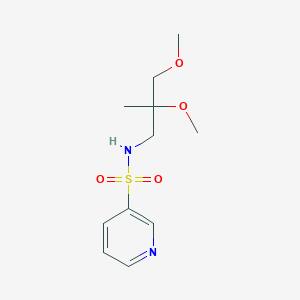 N-(2,3-dimethoxy-2-methylpropyl)pyridine-3-sulfonamide