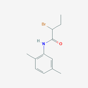 molecular formula C12H16BrNO B2859824 2-bromo-N-(2,5-dimethylphenyl)butanamide CAS No. 924975-61-1