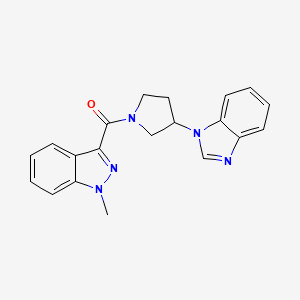 (3-(1H-benzo[d]imidazol-1-yl)pyrrolidin-1-yl)(1-methyl-1H-indazol-3-yl)methanone