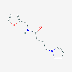 N-(furan-2-ylmethyl)-4-(1H-pyrrol-1-yl)butanamide