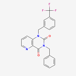 3-benzyl-1-(3-(trifluoromethyl)benzyl)pyrido[3,2-d]pyrimidine-2,4(1H,3H)-dione