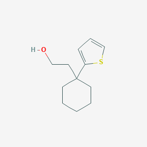molecular formula C12H18OS B285989 2-(1-Thien-2-ylcyclohexyl)ethanol 