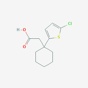 [1-(5-Chlorothien-2-yl)cyclohexyl]acetic acid