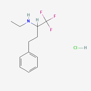 Ethyl(1,1,1-trifluoro-4-phenylbutan-2-yl)amine hydrochloride