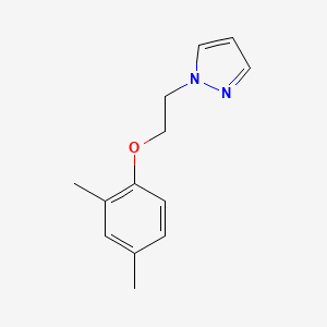 molecular formula C13H16N2O B2859922 1-[2-(2,4-二甲苯氧基)乙基]-1H-吡唑 CAS No. 956574-26-8
