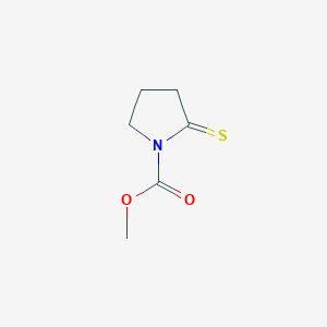 molecular formula C6H9NO2S B285995 Methyl 2-thioxopyrrolidine-1-carboxylate 