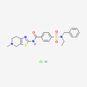 4-(N-benzyl-N-ethylsulfamoyl)-N-(5-methyl-4,5,6,7-tetrahydrothiazolo[5,4-c]pyridin-2-yl)benzamide hydrochloride