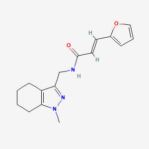 (E)-3-(furan-2-yl)-N-((1-methyl-4,5,6,7-tetrahydro-1H-indazol-3-yl)methyl)acrylamide