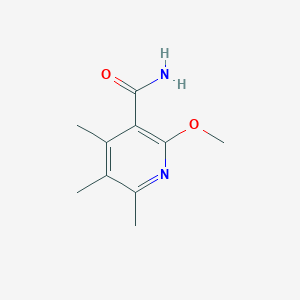 2-Methoxy-4,5,6-trimethylpyridine-3-carboxamide