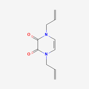 molecular formula C10H12N2O2 B2860022 1,4-Bis(prop-2-enyl)pyrazine-2,3-dione CAS No. 2379983-72-7