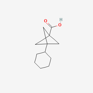 3-Cyclohexylbicyclo[1.1.1]pentane-1-carboxylic acid