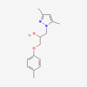 1-(3,5-dimethyl-1H-pyrazol-1-yl)-3-(p-tolyloxy)propan-2-ol