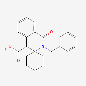 2'-benzyl-1'-oxo-2',4'-dihydro-1'H-spiro[cyclohexane-1,3'-isoquinoline]-4'-carboxylic acid