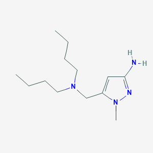 5-[(dibutylamino)methyl]-1-methyl-1H-pyrazol-3-amine