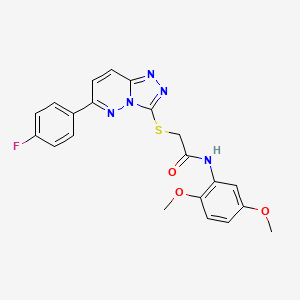 N-(2,5-dimethoxyphenyl)-2-((6-(4-fluorophenyl)-[1,2,4]triazolo[4,3-b]pyridazin-3-yl)thio)acetamide