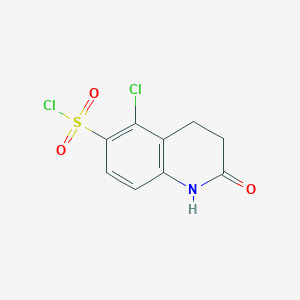 5-Chloro-2-oxo-1,2,3,4-tetrahydroquinoline-6-sulfonyl chloride