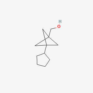 (3-Cyclopentyl-1-bicyclo[1.1.1]pentanyl)methanol