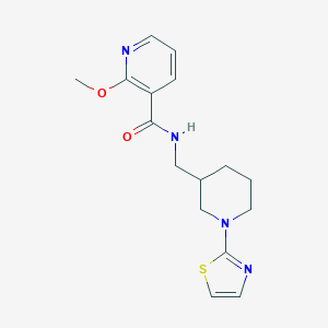 2-methoxy-N-((1-(thiazol-2-yl)piperidin-3-yl)methyl)nicotinamide