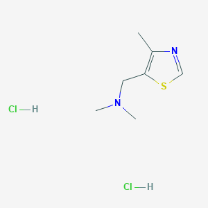 N,N-Dimethyl-1-(4-methyl-1,3-thiazol-5-yl)methanamine;dihydrochloride