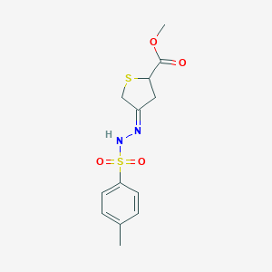 Methyl 4-{[(4-methylphenyl)sulfonyl]hydrazono}tetrahydro-2-thiophenecarboxylate