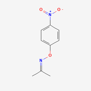 molecular formula C9H10N2O3 B2860133 N-(4-nitrophenoxy)propan-2-imine CAS No. 13680-03-0