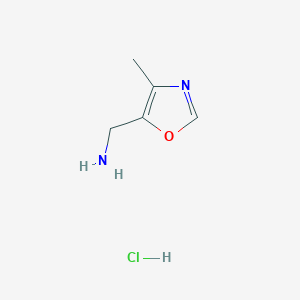 (4-Methyl-1,3-oxazol-5-yl)methanamine hydrochloride