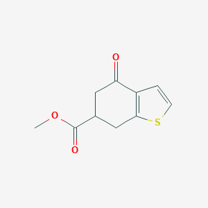molecular formula C10H10O3S B286015 Methyl 4-oxo-4,5,6,7-tetrahydro-1-benzothiophene-6-carboxylate 