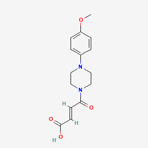 4-[4-(4-Methoxyphenyl)piperazin-1-YL]-4-oxobut-2-enoic acid