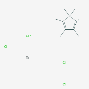 molecular formula C10H15Cl4Ta B2860192 CID 138991741 CAS No. 71414-47-6