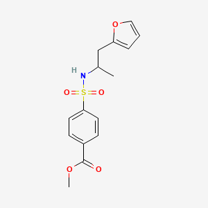 methyl 4-(N-(1-(furan-2-yl)propan-2-yl)sulfamoyl)benzoate