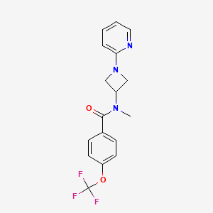 N-Methyl-N-(1-pyridin-2-ylazetidin-3-yl)-4-(trifluoromethoxy)benzamide