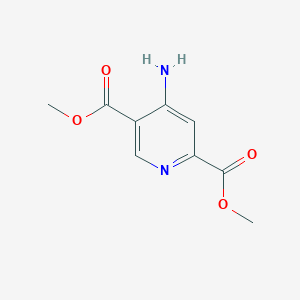 molecular formula C9H10N2O4 B2860261 Dimethyl 4-aminopyridine-2,5-dicarboxylate CAS No. 1227945-05-2