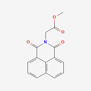 molecular formula C15H11NO4 B2860265 Methyl 2-(1,3-dioxobenzo[de]isoquinolin-2-yl)acetate CAS No. 135980-44-8