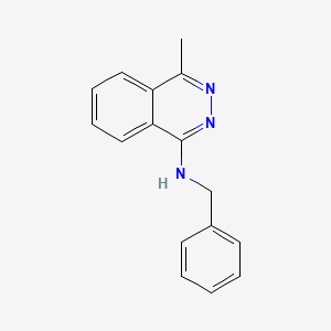 molecular formula C16H15N3 B2860272 N-benzyl-4-methylphthalazin-1-amine CAS No. 364383-18-6