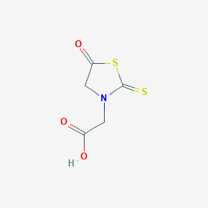 molecular formula C5H5NO3S2 B2860280 2-(5-氧代-2-硫代亚甲基-1,3-噻唑烷-3-基)乙酸 CAS No. 179027-75-9