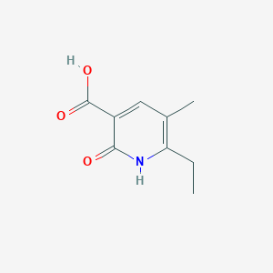 molecular formula C9H11NO3 B2860316 6-Ethyl-5-methyl-2-oxo-1,2-dihydro-pyridine-3-carboxylic acid CAS No. 889939-68-8