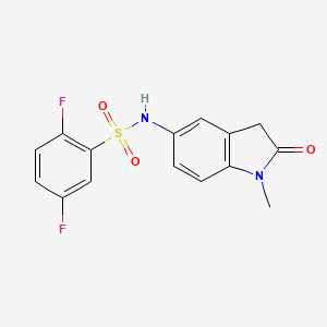 2,5-difluoro-N-(1-methyl-2-oxoindolin-5-yl)benzenesulfonamide