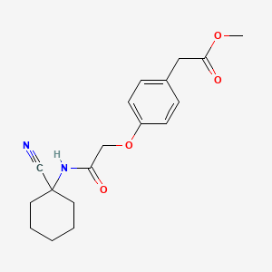 Methyl 2-(4-{[(1-cyanocyclohexyl)carbamoyl]methoxy}phenyl)acetate