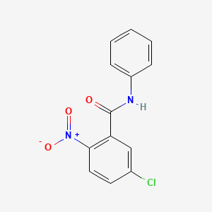 molecular formula C13H9ClN2O3 B2860377 5-氯-2-硝基-N-苯甲酰苯胺 CAS No. 219487-62-4